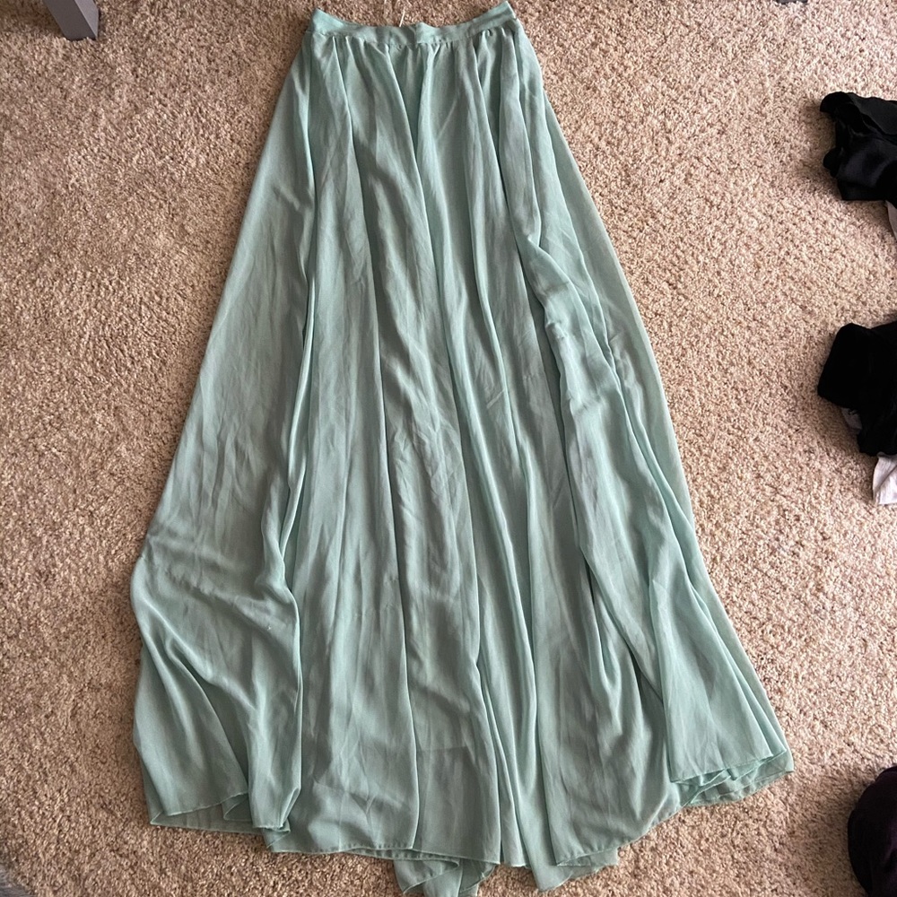 BNWT Windsor Seafoam Mint Pistachio Long Skirt